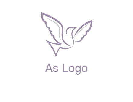 abstract bird logo