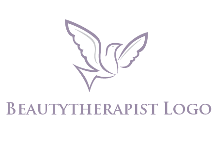 abstract bird logo