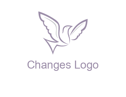 abstract bird logo