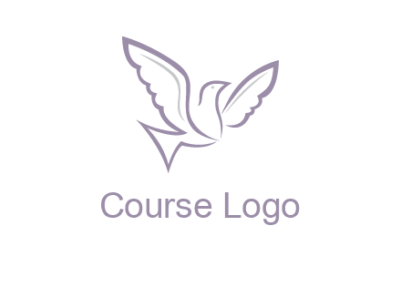 abstract bird logo