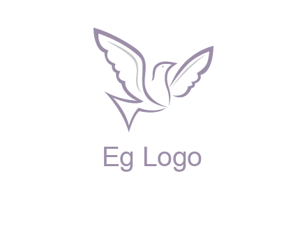abstract bird logo