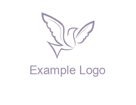 abstract bird logo