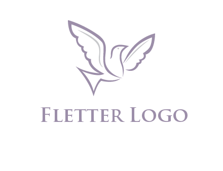 abstract bird logo