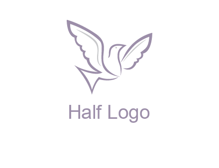 abstract bird logo