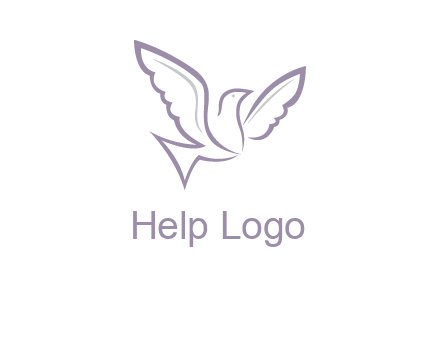 abstract bird logo