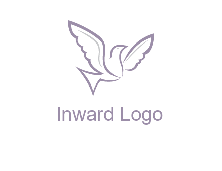 abstract bird logo