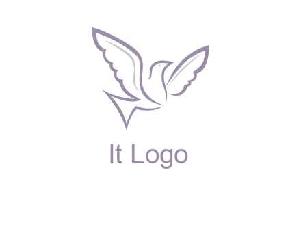 abstract bird logo