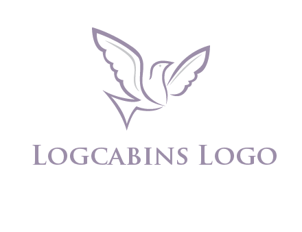 abstract bird logo
