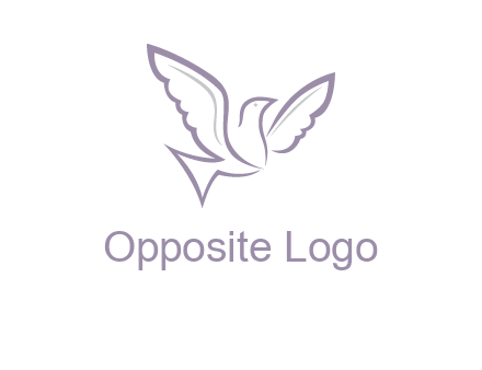 abstract bird logo