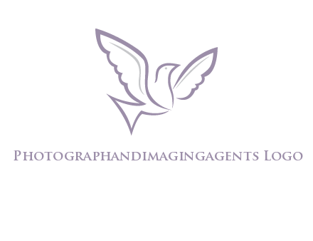 abstract bird logo