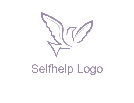 abstract bird logo