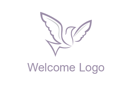 abstract bird logo