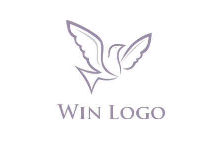 abstract bird logo