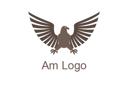 eagle spreading wings logo
