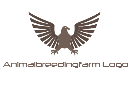 eagle spreading wings logo