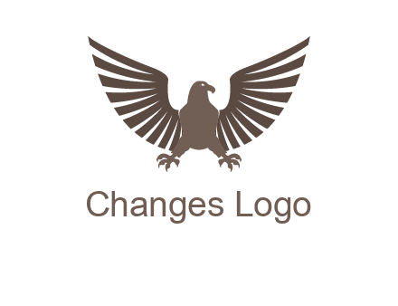 eagle spreading wings logo