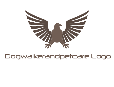 eagle spreading wings logo