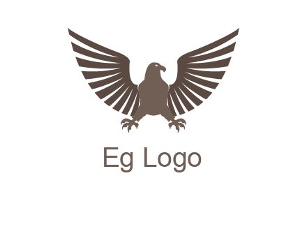 eagle spreading wings logo
