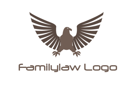 eagle spreading wings logo