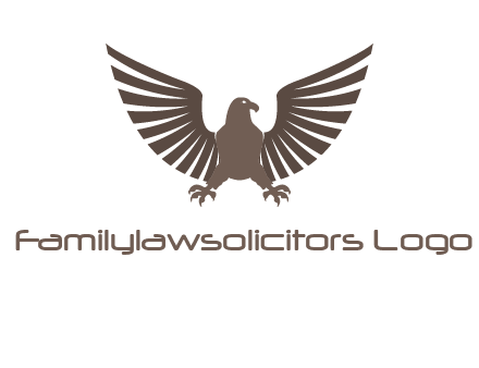 eagle spreading wings logo