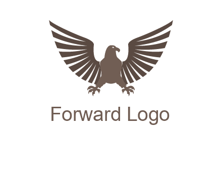 eagle spreading wings logo