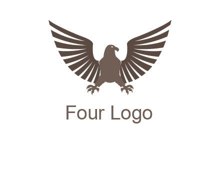 eagle spreading wings logo