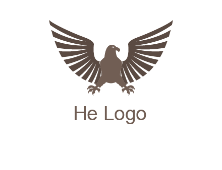 eagle spreading wings logo