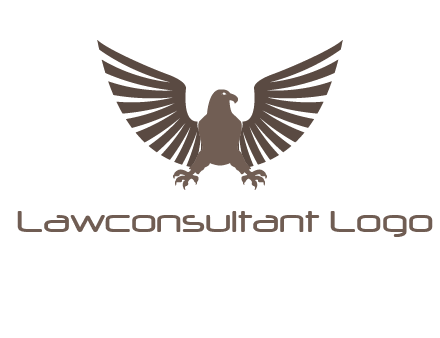 eagle spreading wings logo