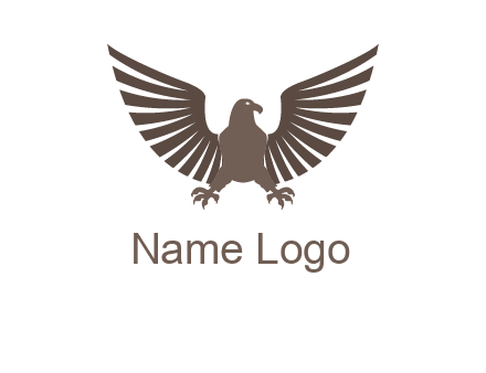 eagle spreading wings logo