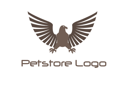 eagle spreading wings logo