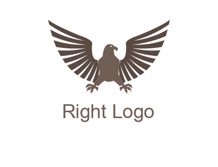eagle spreading wings logo