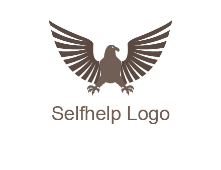 eagle spreading wings logo