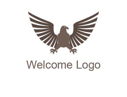 eagle spreading wings logo