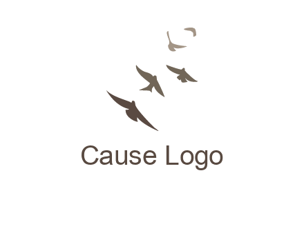 flying birds logo