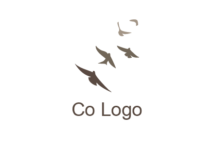 flying birds logo