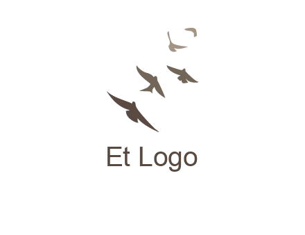 flying birds logo