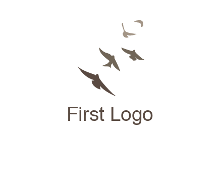 flying birds logo