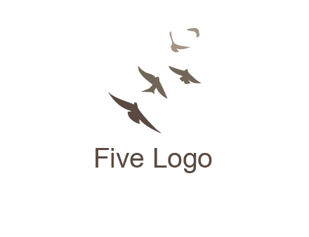flying birds logo