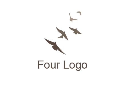 flying birds logo