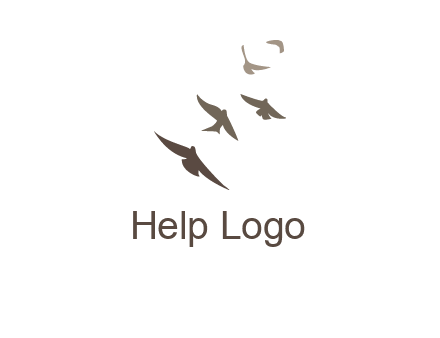 flying birds logo