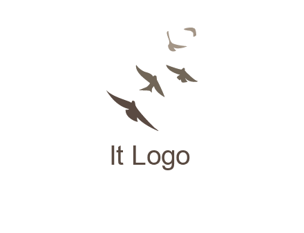 flying birds logo