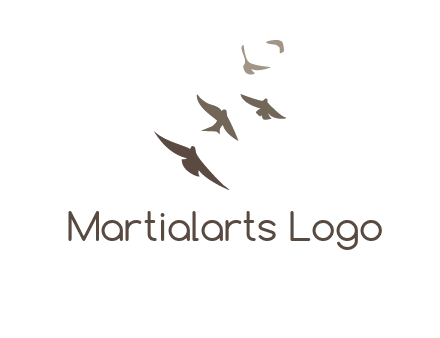 flying birds logo
