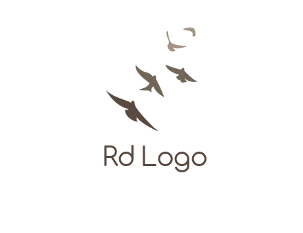 flying birds logo