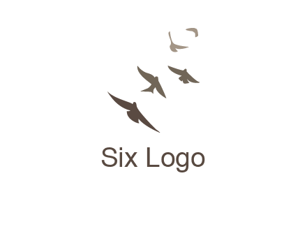flying birds logo