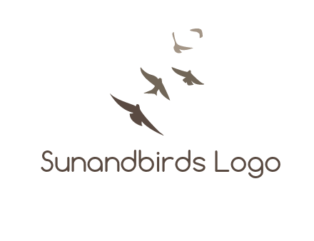 flying birds logo