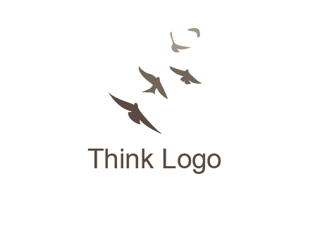 flying birds logo