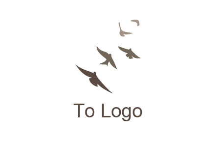 flying birds logo