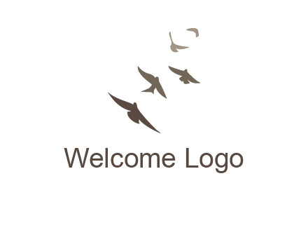 flying birds logo