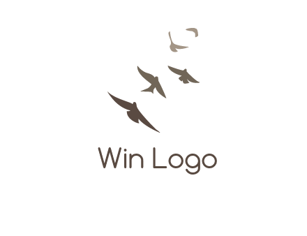flying birds logo