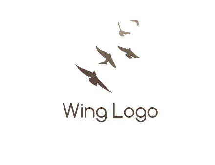 flying birds logo
